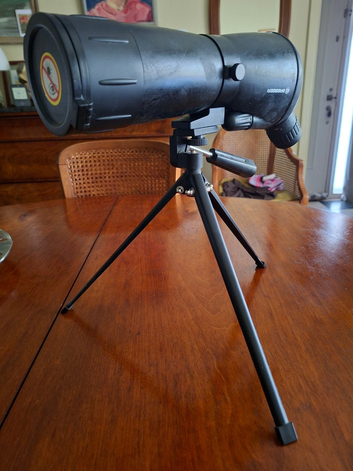 bresser 20-60x60 kijker, Ophalen, Gebruikt, Lenzentelescoop (refractor), Met statief