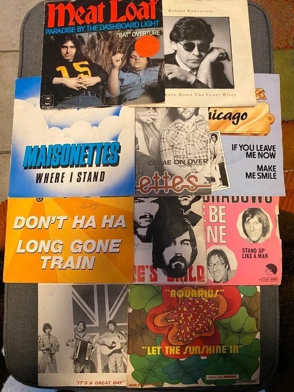 Rock / Lot de 45T (4), Envoi, Utilisé, Pop