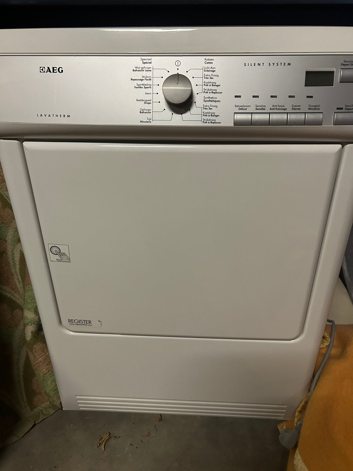Droogkast AEG, Enlèvement, Utilisé, Évacuation d'air