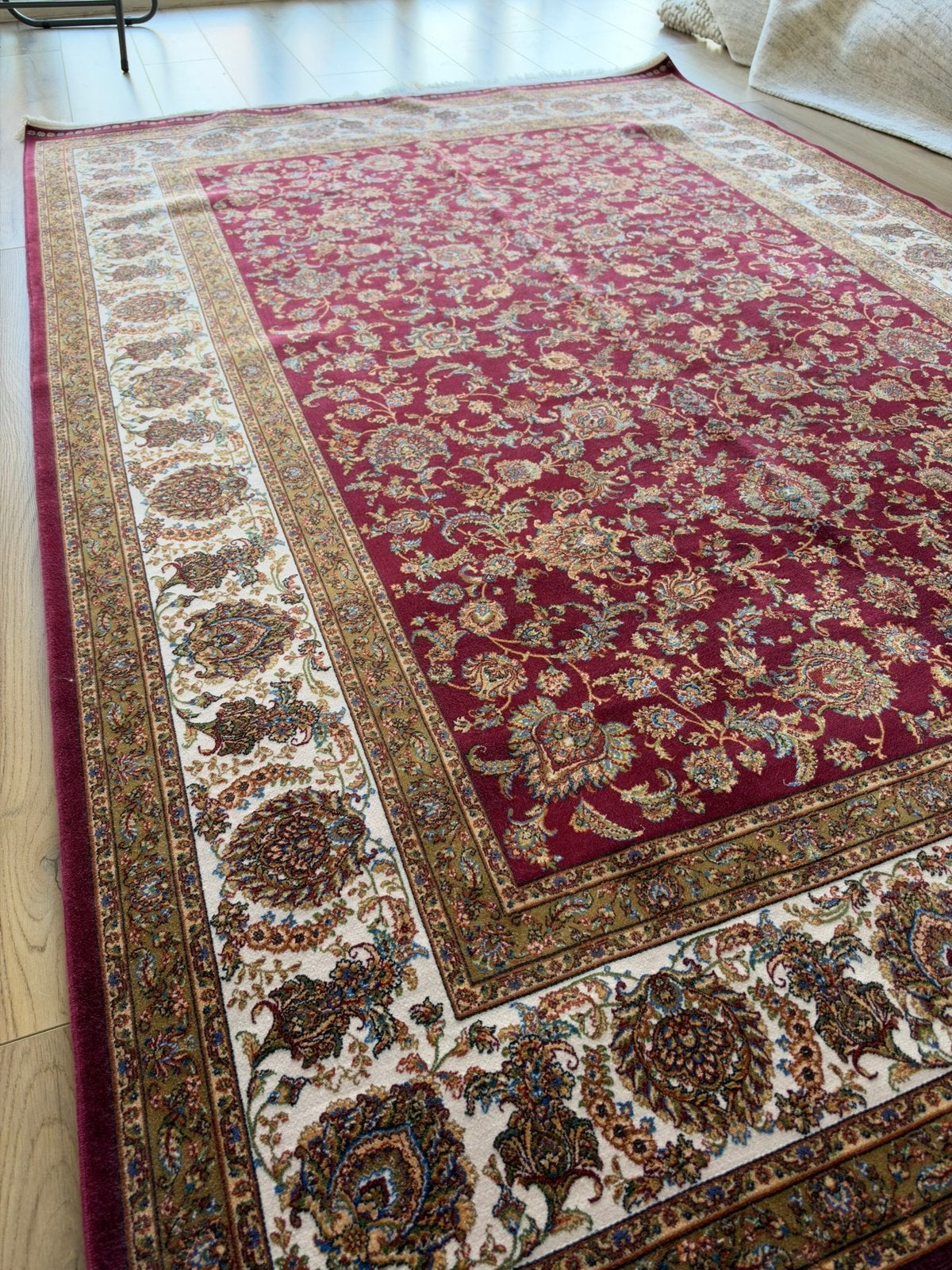 Prachtige klassiek tapijt 100% Met 3M knopen per m2, Huis en Inrichting, Rood, 150 tot 200 cm, Ophalen of Verzenden, Oosters