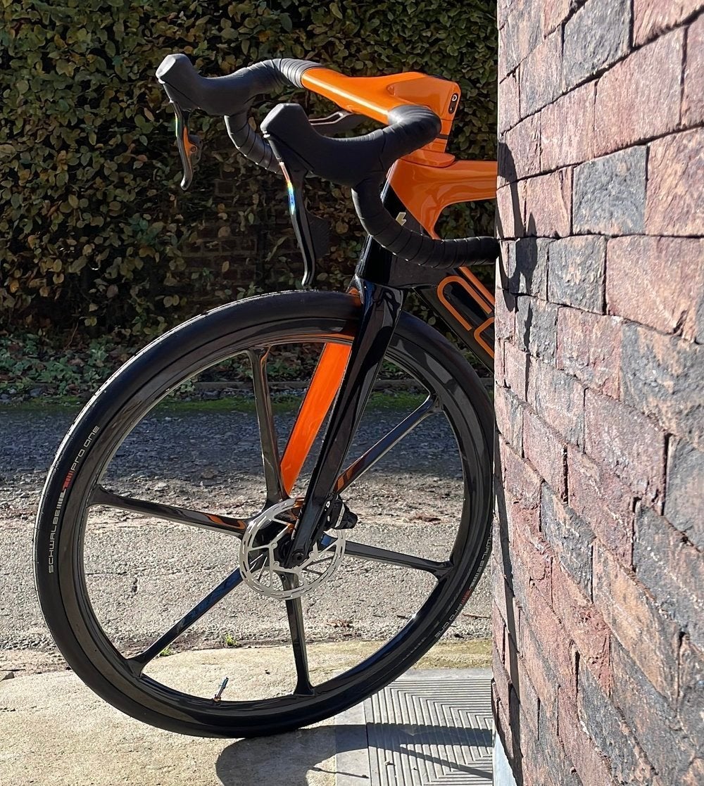 6 spoke carbon wielen collab rachet 36t, Fietsen en Brommers, Gravelbike, Nieuw, Ophalen of Verzenden, Collab