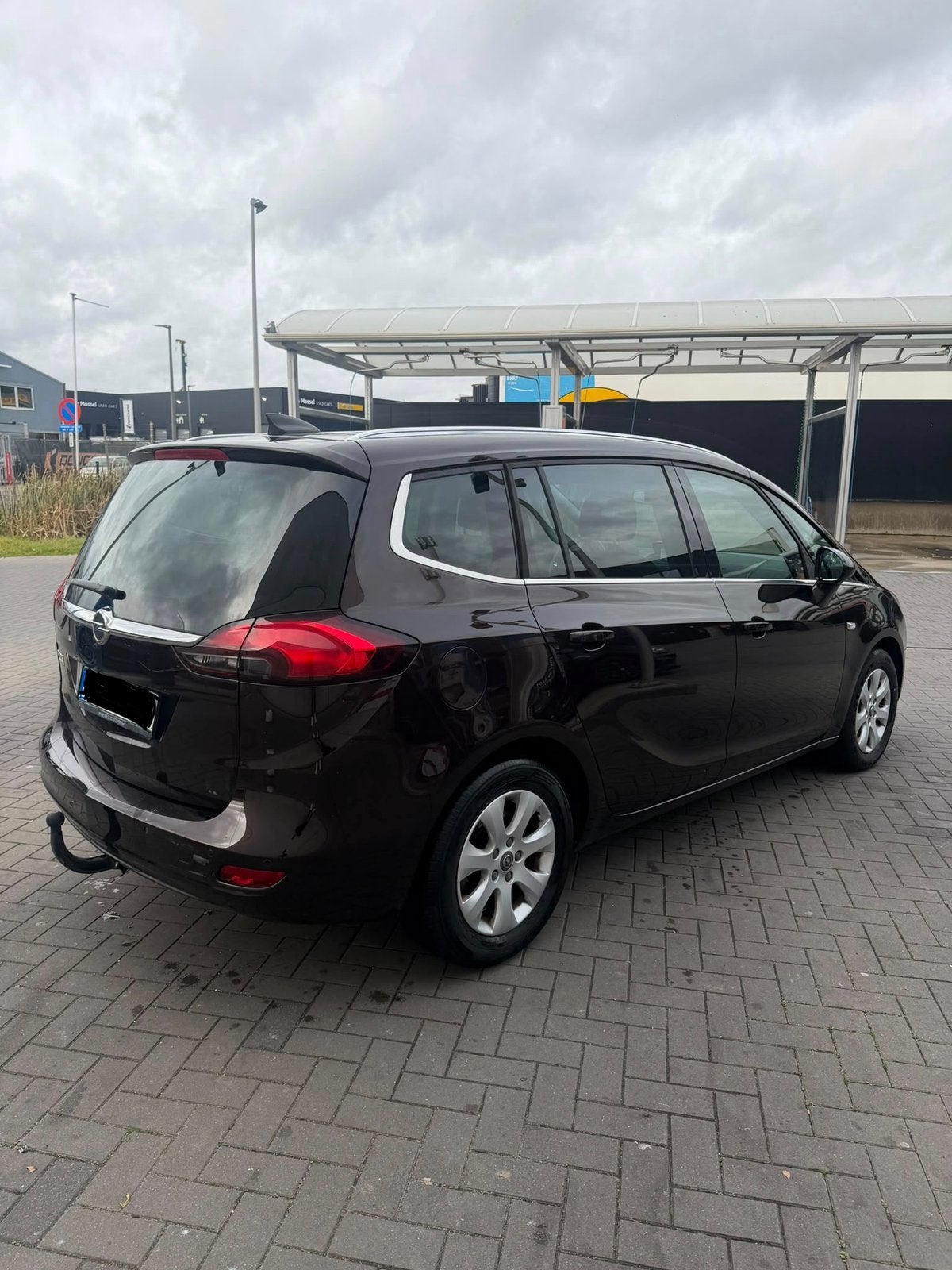 Opel Zafira Tourer, Auto's, Voorwielaandrijving, Stof, 4 cilinders, Bruin