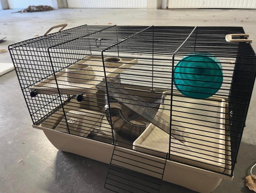 Hamster kooi, Ophalen, Zo goed als nieuw, Kooi, Hamster