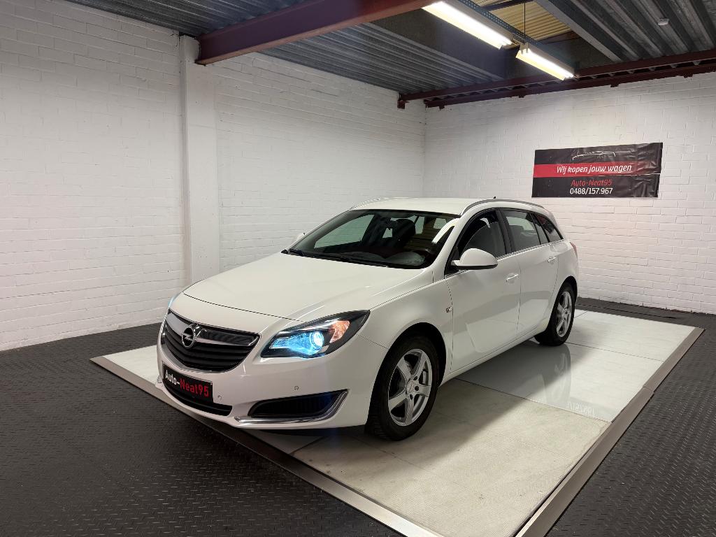 Opel Insignia 1.6CDTI automaat Euro6B reeds Gekeurd mag LEZ, Auto's, Automaat, Euro 6, Parkeersensor, Wit