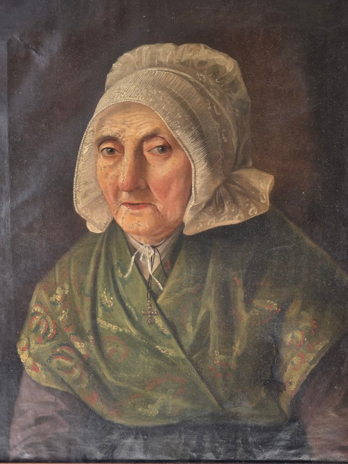 portret, Antiquités & Art, Art | Peinture | Classique, Portrait ou Personnes, Enlèvement ou Envoi, Signé, Réaliste