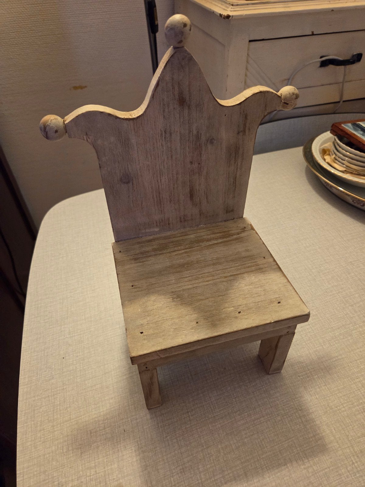 Chaise princesse en bois., Enlèvement ou Envoi, Comme neuf, Ustensile