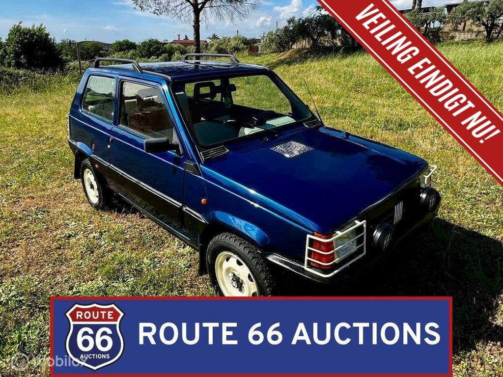Fiat Panda 4x4 | 1992 | Route 66 Auctions, Auto's, Zwart, Bedrijf, Handgeschakeld, Overige carrosserie