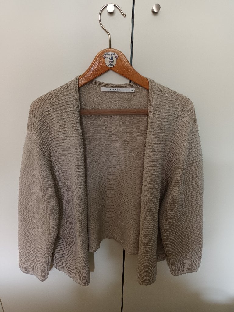 Gilet Xandres - large, Vêtements | Femmes, Xandres, Envoi, Comme neuf, Beige