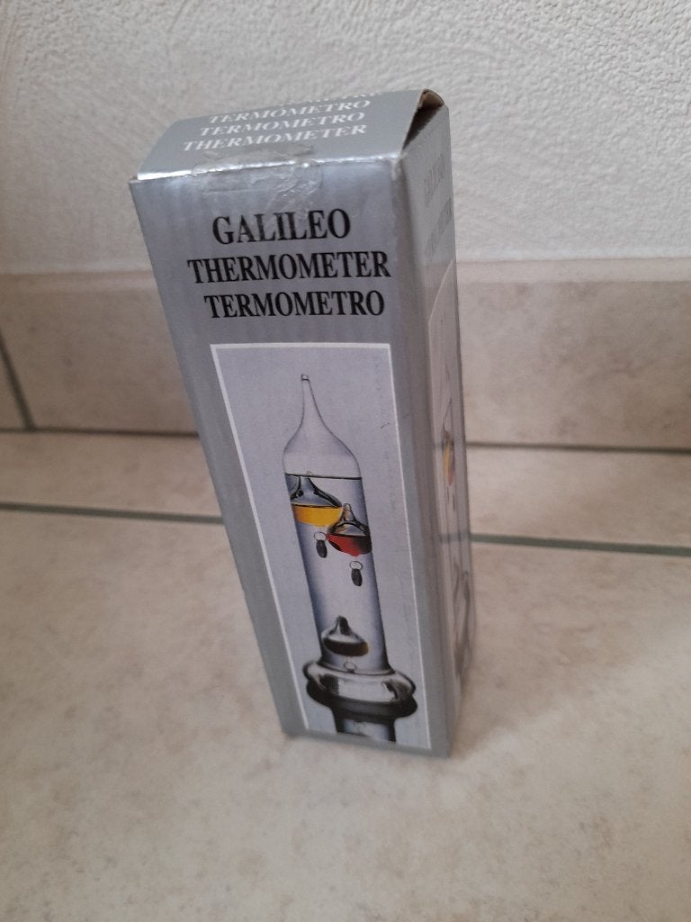 Galileo thermometer, Enlèvement, Neuf