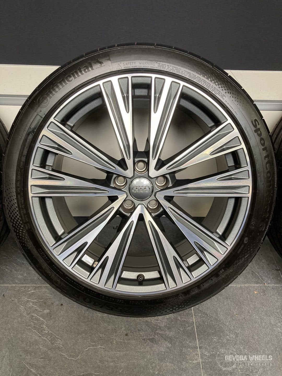 20” originele Audi A6 C8 velgen + banden 5x112 4K0 601 025J, Gebruikt, 255 mm, -, -