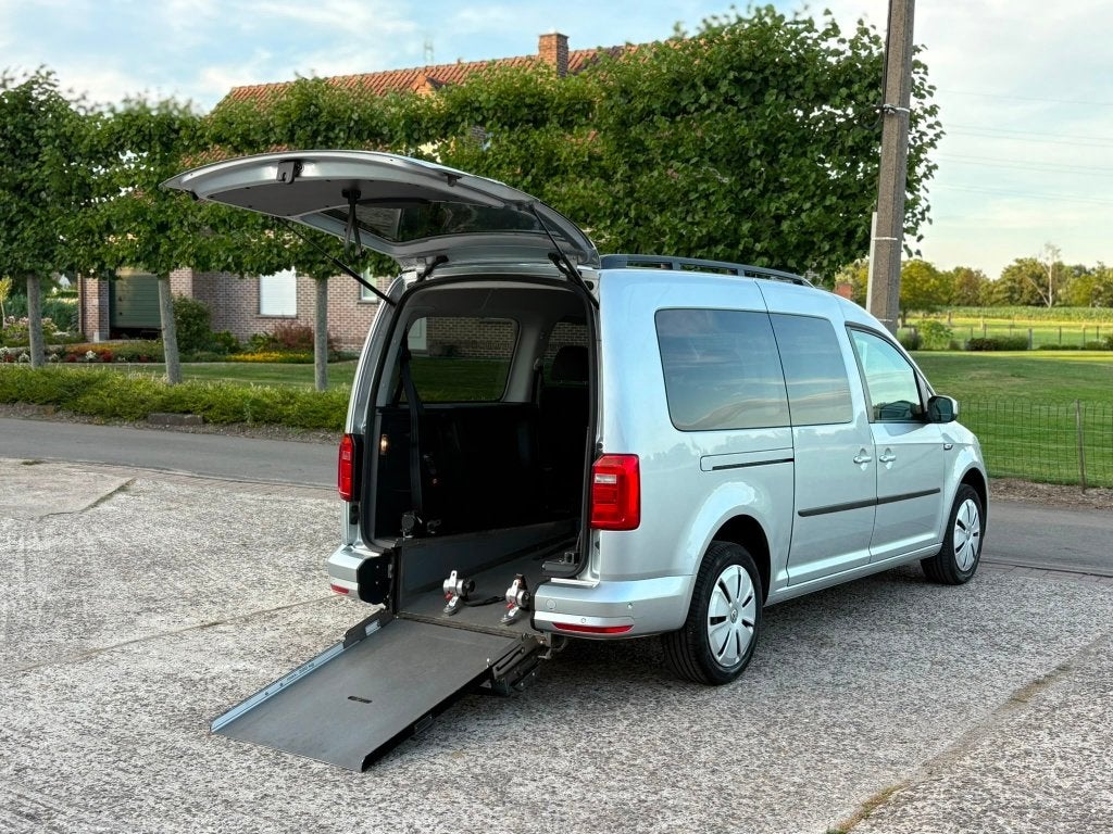 ️️️️♿️Volkswagen Caddy 1.4TSI DSG Rolstoel Invalide TPMR, Autos, Argent ou Gris, Achat, Euro 6, Entreprise