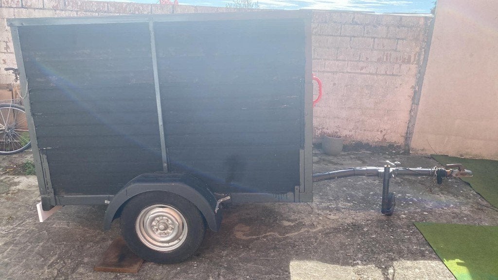 Sterke aanhangwagen met valdeur 750kg, Auto diversen, Ophalen, Gebruikt