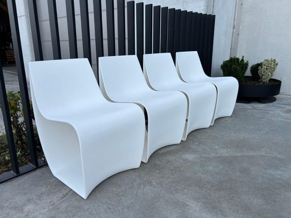 MDF Italia sign stoelen, 4x, Verzenden, Gebruikt