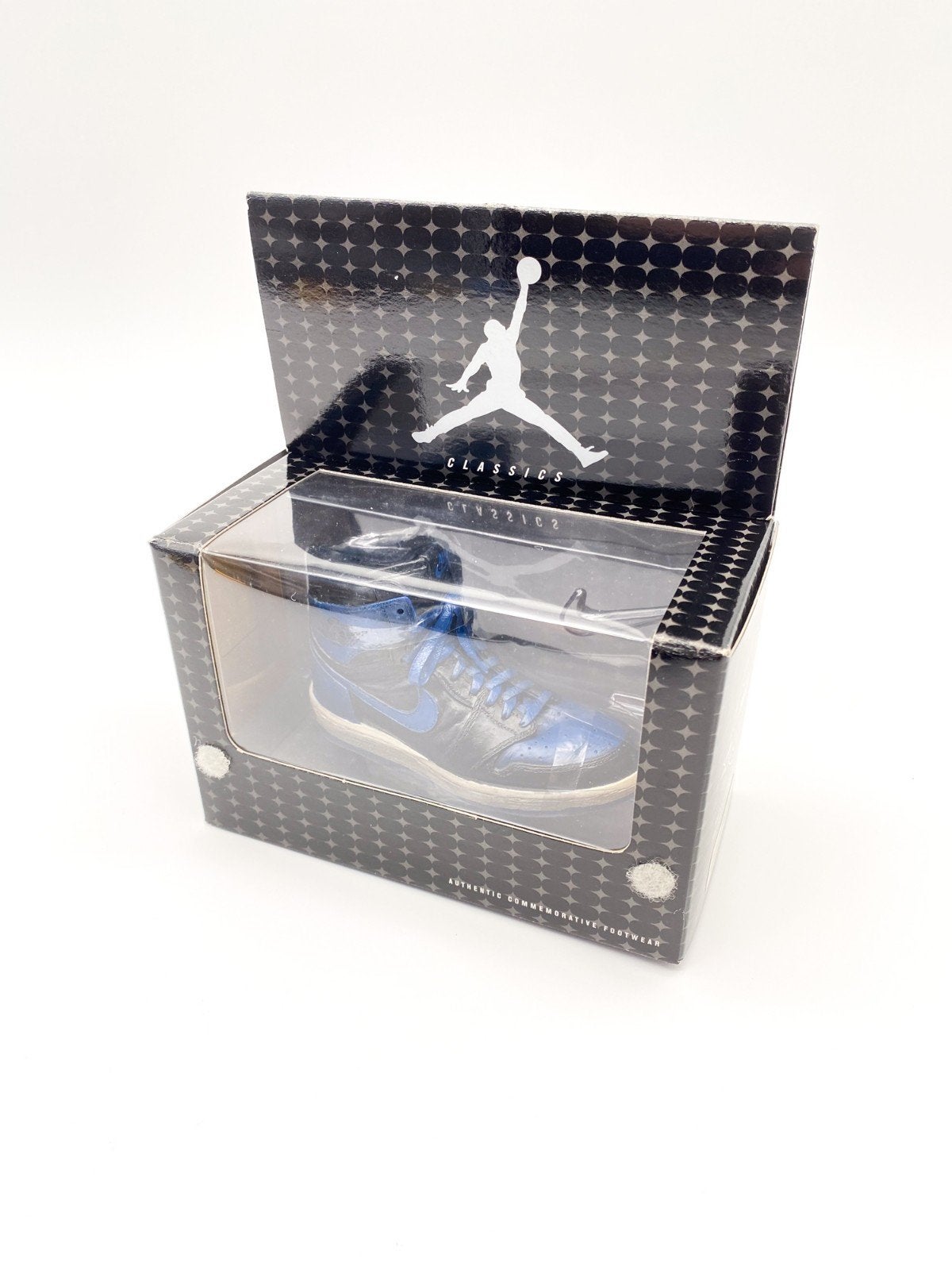 NIKE Air Jordan 1 Zwart-Blauw Bowen Design Mini collectable, Enlèvement, Neuf, Autres types