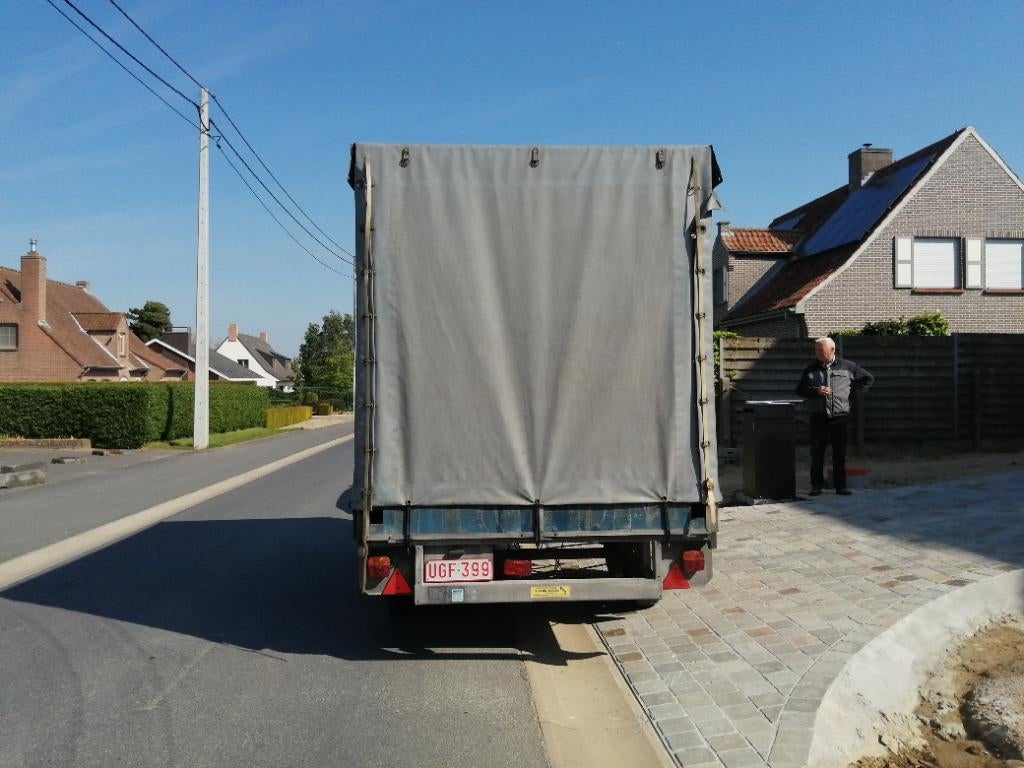 Aanhangwagen, Ophalen, Gebruikt