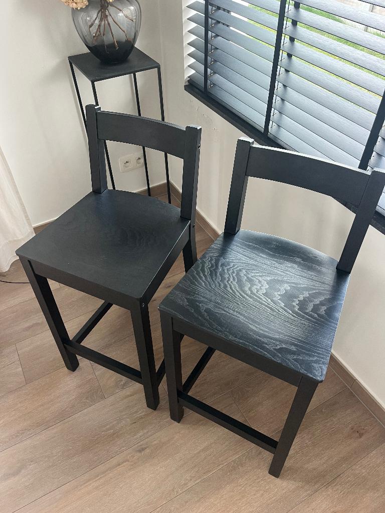 Barkruk Nordviken IKEA, Avec repose-pieds, 2 tabourets, Comme neuf, Enlèvement