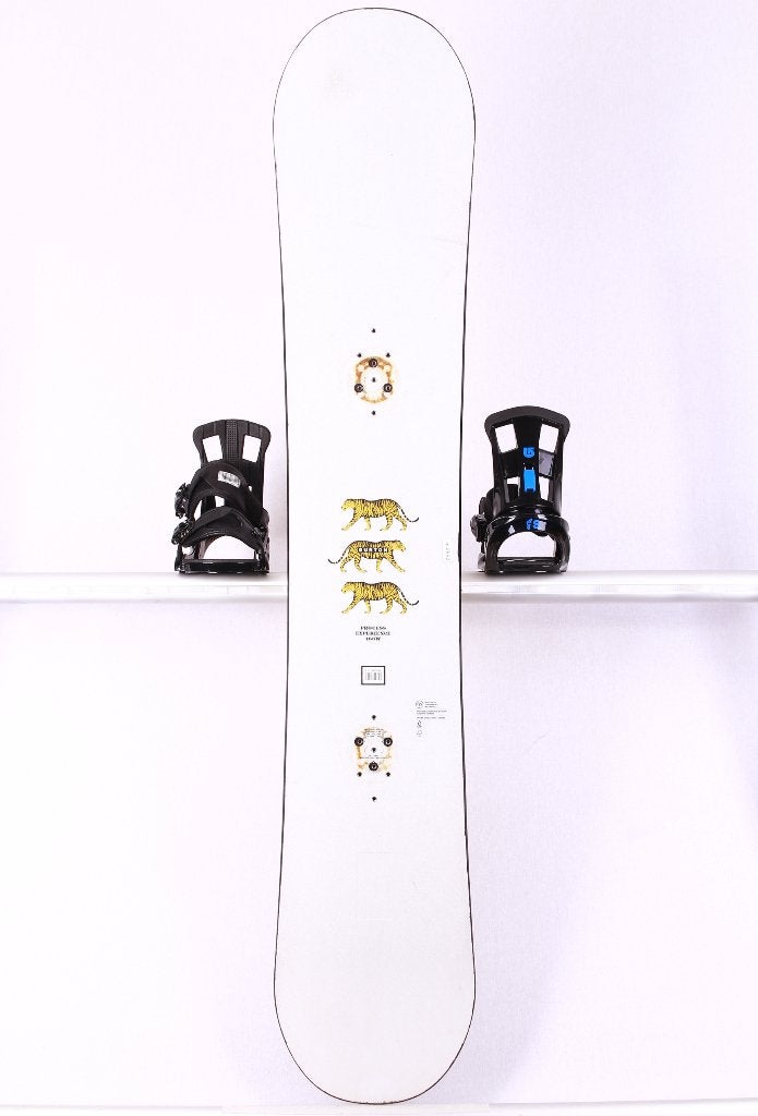 166 cm snowboard BURTON PROCESS EXPERIENCE WIDE white/yellow, Verzenden, Gebruikt, Board