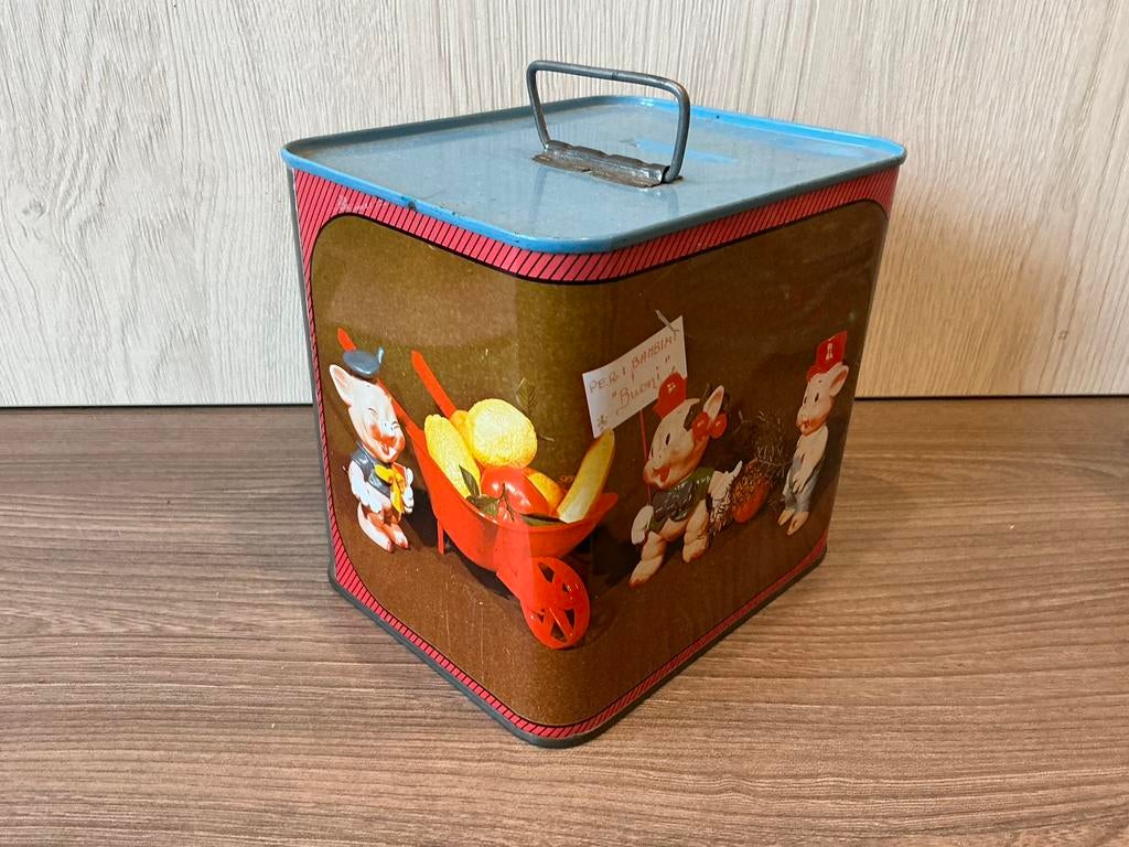 Zeldzame blikken spaardoos pouet ledra disney, Verzamelen, Disney, Ophalen, Zo goed als nieuw