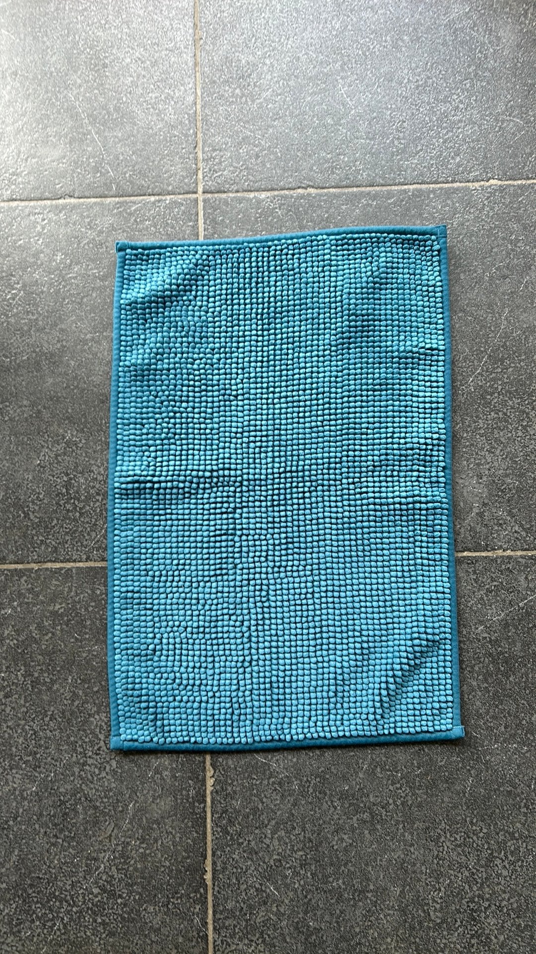 Badmat turquoise, Huis en Inrichting, Ophalen, Zo goed als nieuw, Badmat