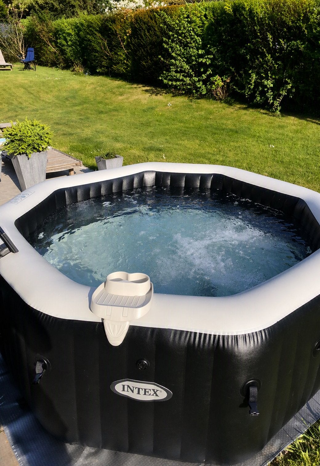 Jacuzzi intex, Jardin & Terrasse, Enlèvement, Utilisé, Gonflable