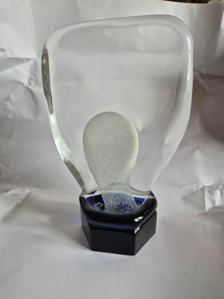 Verre souffle, intitulée《 Tube de Dentifrice 》Jan Exnar, Enlèvement ou Envoi
