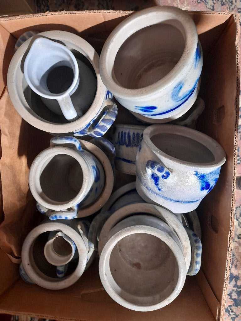 LOT de vieux pots à moutarde, Enlèvement