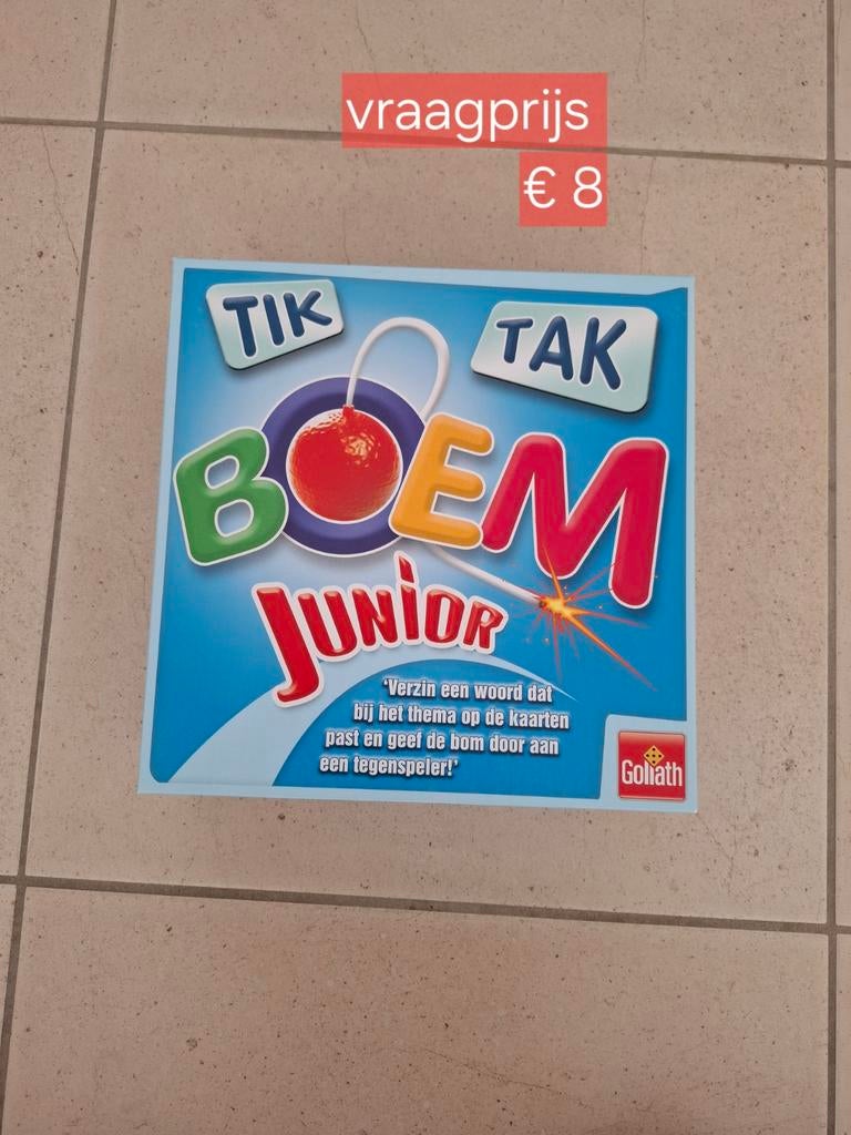Tik tak boem, Vijf spelers of meer, Ophalen of Verzenden, Zo goed als nieuw, Goliath