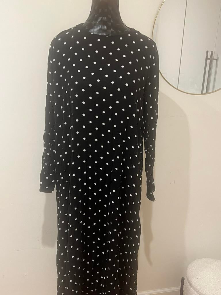 NA-KD Polkadots jurk maat M, Ophalen of Verzenden, Zo goed als nieuw, Maat 38/40 (M)