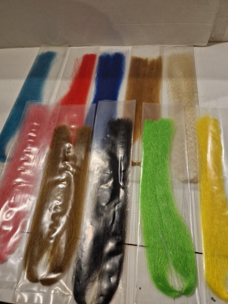 10 x hair ep , snoek baars zee , vliegbinden . Lengte 30cm, Enlèvement ou Envoi