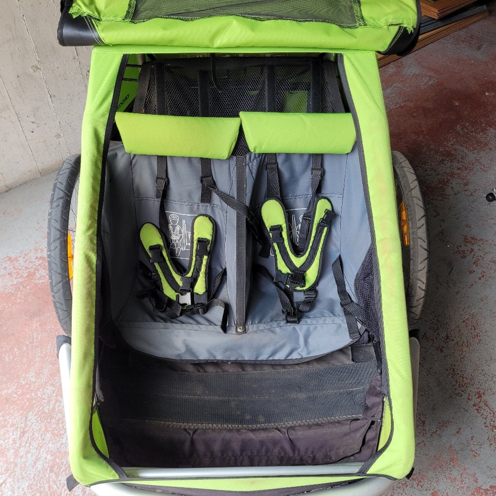 Croozer fietscar met babyhangmatje en extra´s, Fietsen en Brommers, Ophalen