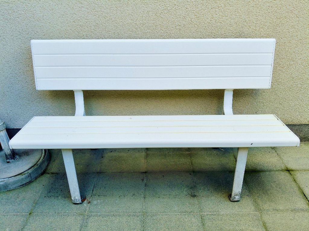 Tuinbank, Tuin en Terras, Ophalen, Gebruikt, Kunststof