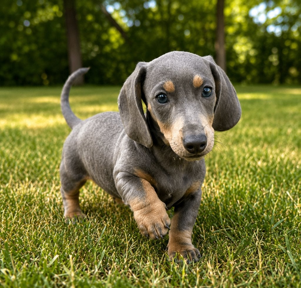 Dwerg Teckel / Dachshund pups, Maladie de Carré (chiens), Poils courts, 8 à 15 semaines, Plusieurs