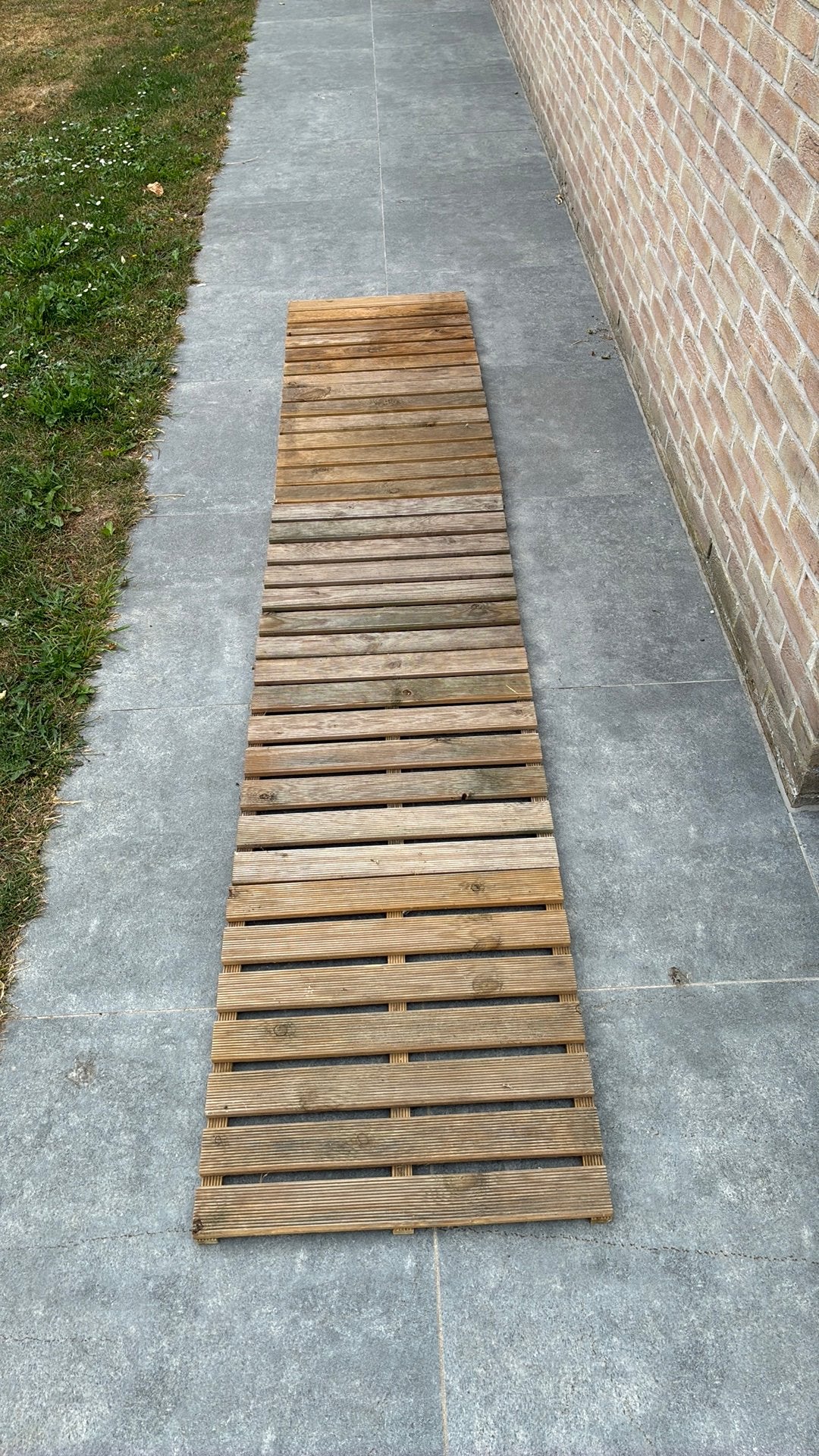 Carreaux de terrasse en bois 50 x 50 cm (25 pièces), Jardin & Terrasse, Terrasses, Enlèvement, Comme neuf, Bois