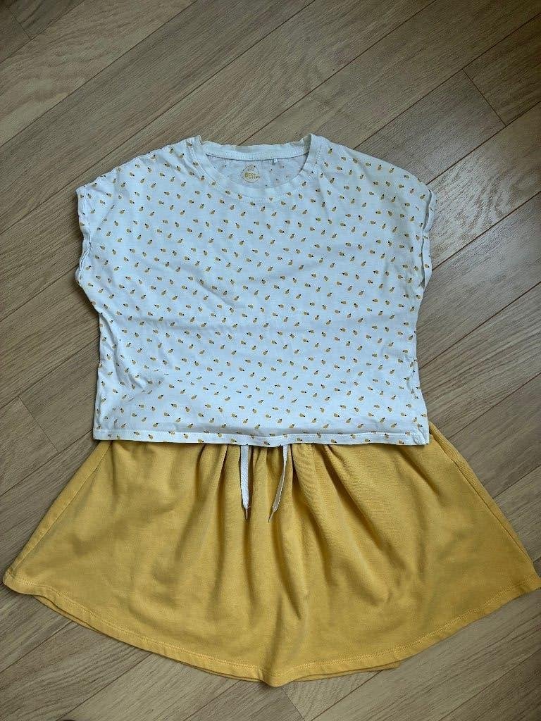 setje: T-shirt met rokje JBC, Kinderen en Baby's, Kinderkleding | Maat 164, Gebruikt, Meisje, Setje, Besties JBC