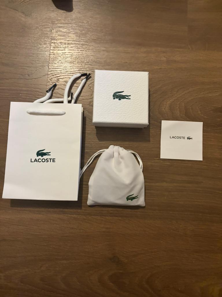Bracelet Lacoste, Handtassen en Accessoires, Verzenden, Zo goed als nieuw, Zilver, Zilver