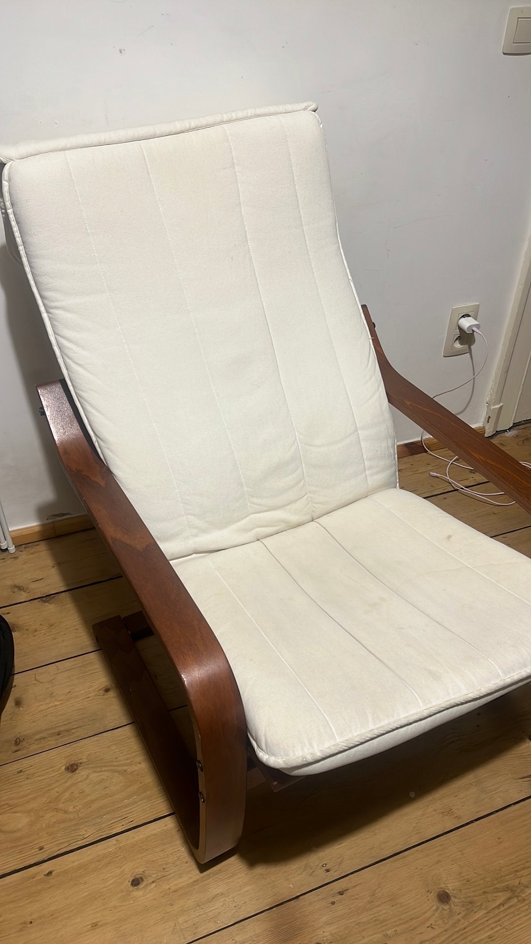 IKEA Poang Chair, Ophalen, Zo goed als nieuw, Eenpersoons, Hout
