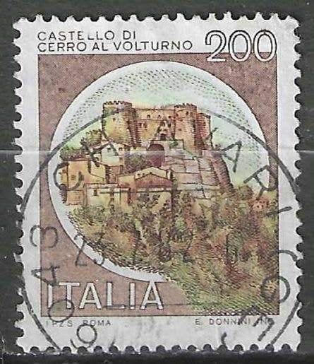 Italie 1980 - Yvert 1445 - Castello Pandone - 200 l. (ST), Envoi, Affranchi