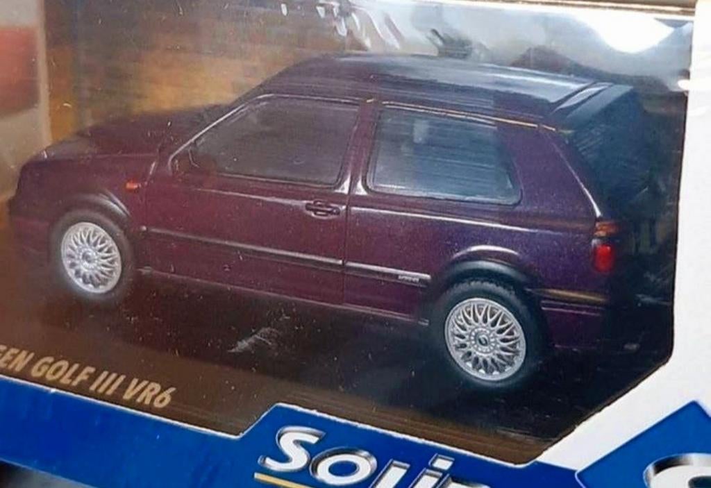 1:43/Volkswagen Golf III VR6/Paars/1994/Nieuw, Ophalen of Verzenden, Nieuw, Auto, Overige merken