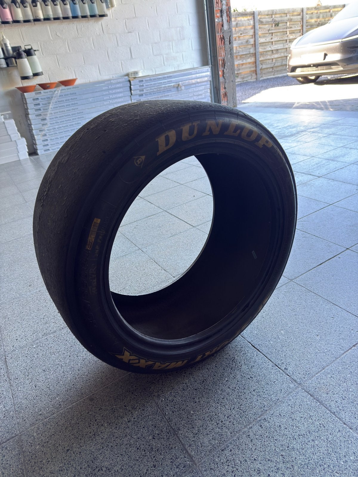 Dunlop raceband, Ophalen of Verzenden