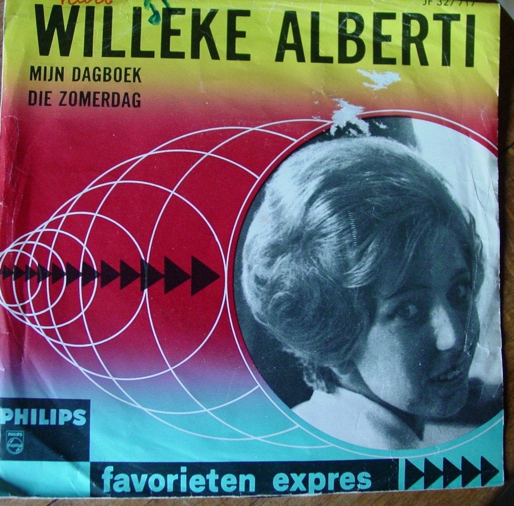 45T 7INCH VINYL SINGLE WILLEKE ALBERTI, Cd's en Dvd's, Ophalen of Verzenden