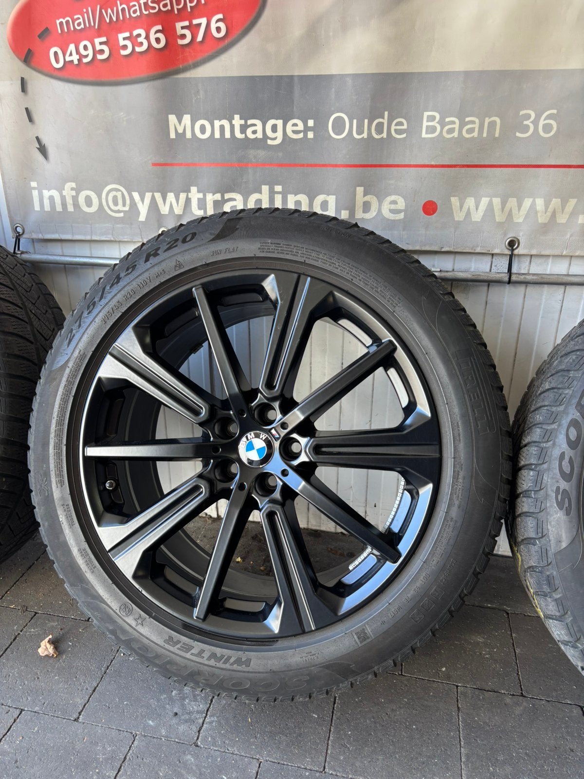 20” winterbanden BMW x5 originele set !, Ophalen, Velg(en), Winterbanden, 20 inch