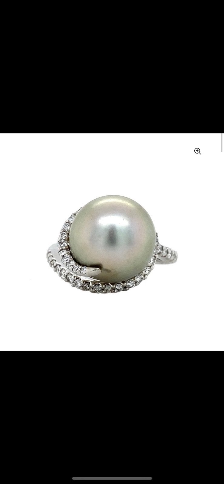 Diamant en or blanc 18 carats, Enlèvement ou Envoi, Or