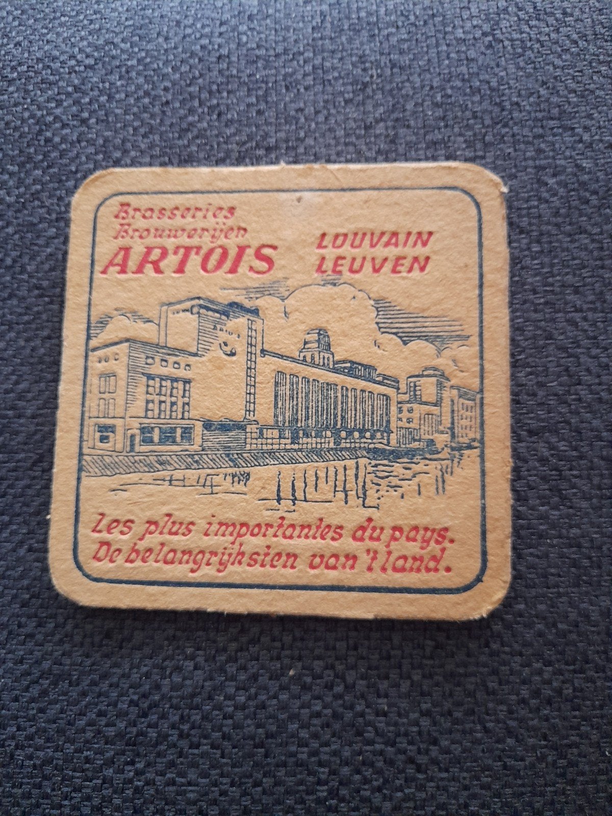 Tapis à bière de la brasserie Stella Artois, Collections, Enlèvement ou Envoi, Stella Artois