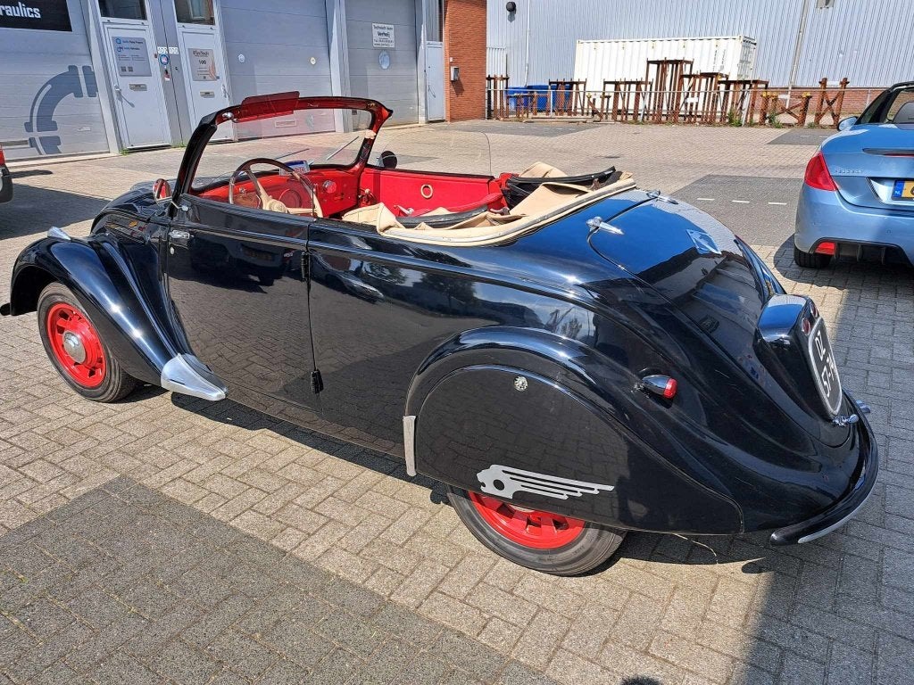 PEUGEOT 202 Decapotable / cabriolet - 1938 ZELDZAAM, foto 4