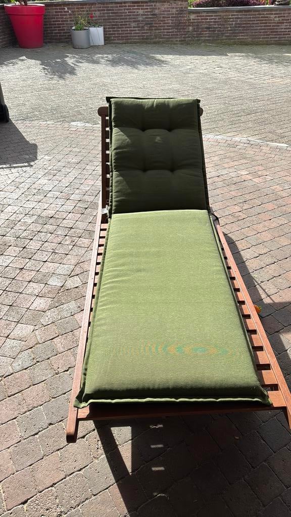 Relaxe sur roulettes, Jardin & Terrasse, Enlèvement, Comme neuf, Bois