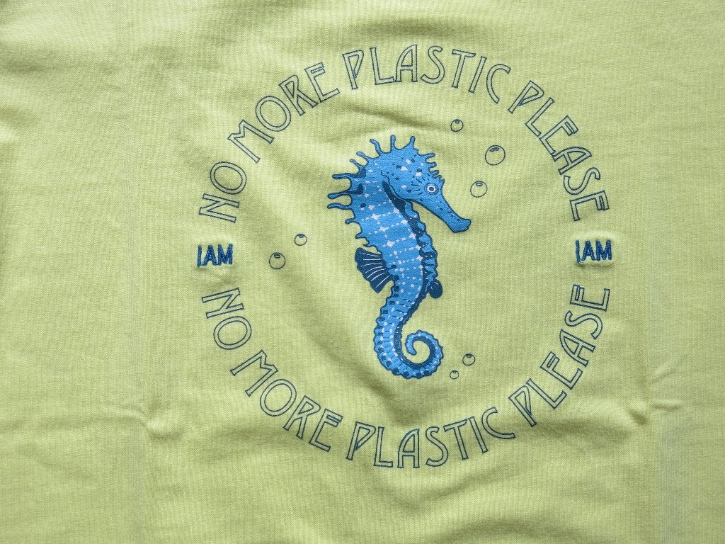 Een T-shirt No more plastic, maat 164, nieuw, Ophalen, Meisje, Nieuw, I am for jbc