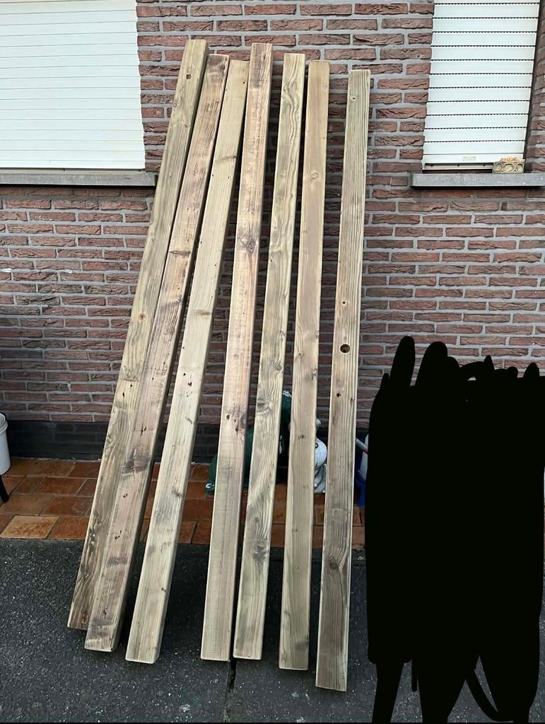 8,5x 8,5 cm Recup balken, Enlèvement, Utilisé, Poutres