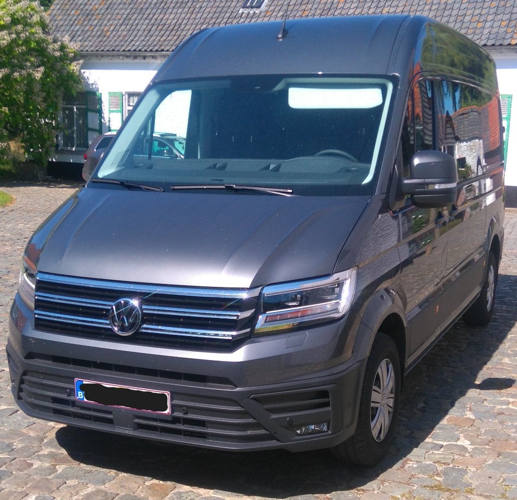 Vw Crafter L3H3 Eur6 Full Option Automaat Dubbele Schuifdeur, Auto's, Stof, Euro 6, 4 cilinders, Volkswagen