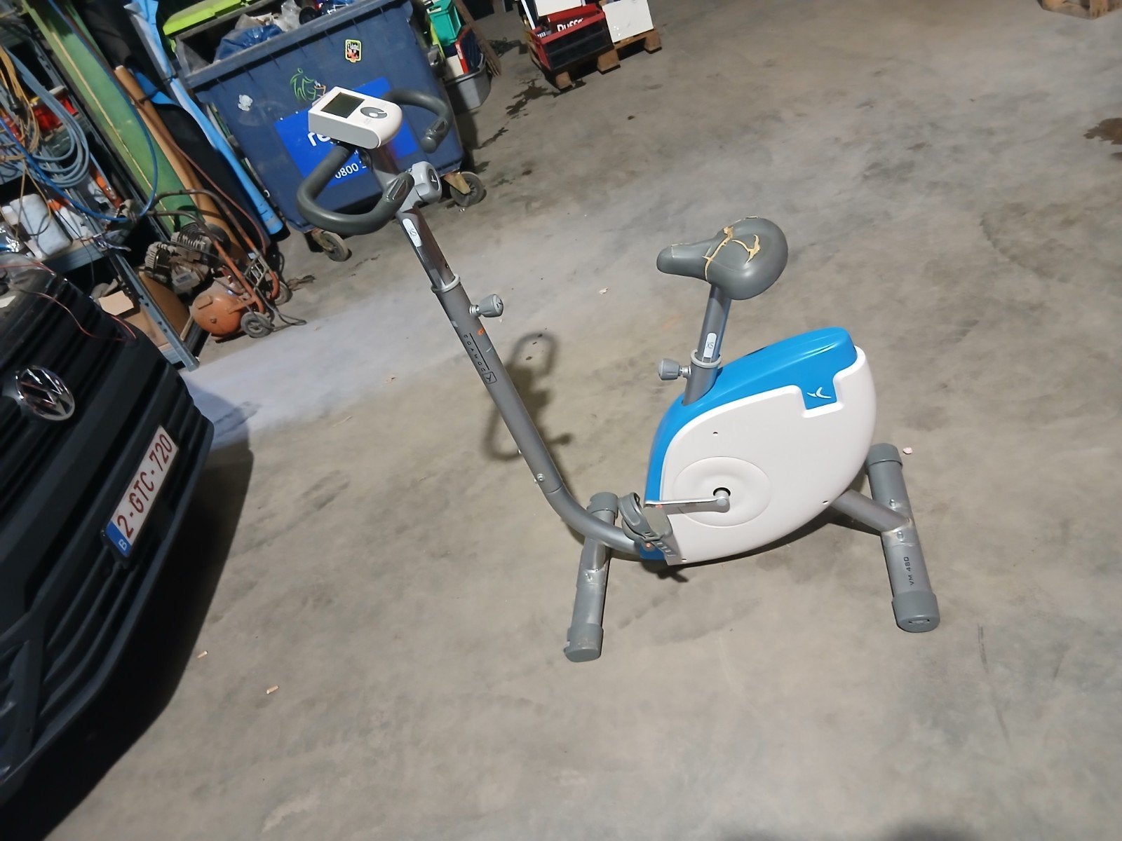 Hometrainer Domyos VM 480 - Fonctionne, Sports & Fitness, Enlèvement, Vélo d'appartement