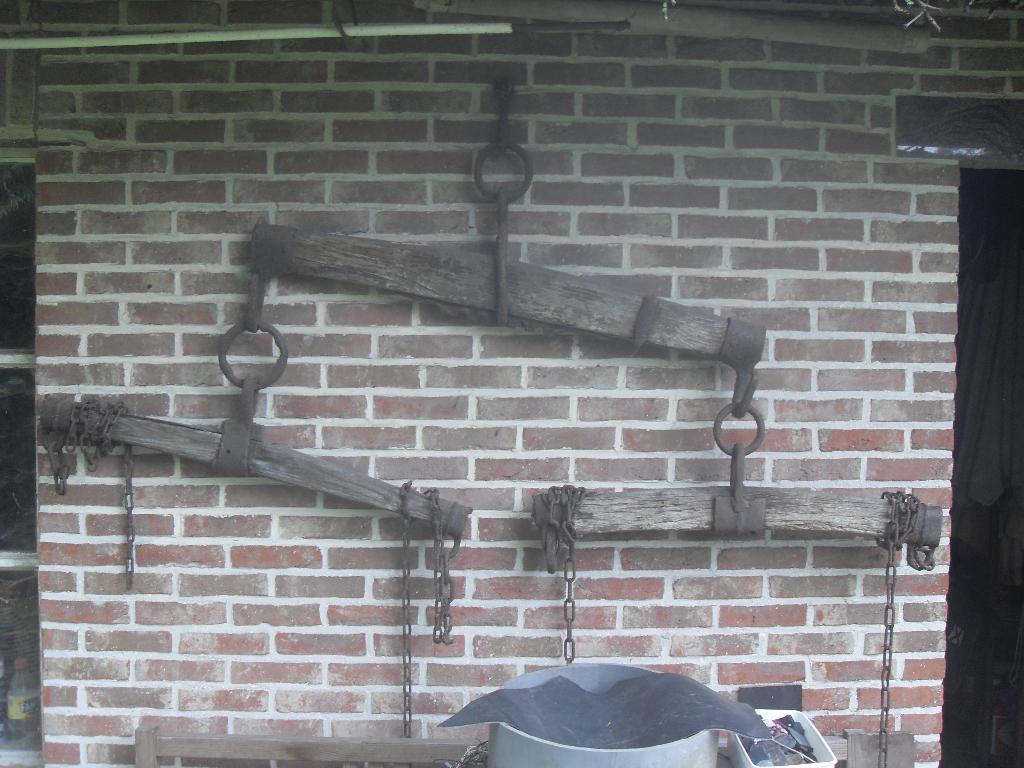 Evenaar of tuigage, Ophalen, Gebruikt